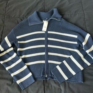 Blue/White Hollister Sweater